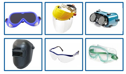 Face and Eye Protection for construction workers.